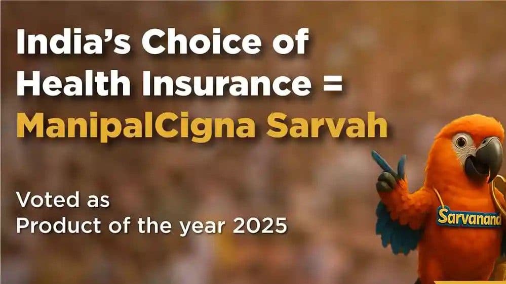 India’s choice of health insurance – ManipalCigna Sarvah plan, award-winning family health cover from manipalcigna health insurance company limited